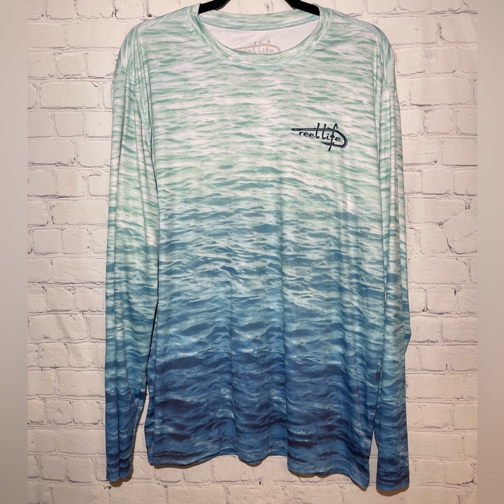 reel life sun ray defender size XXL real teal ombré